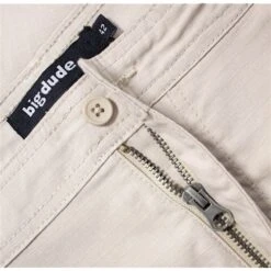 Bigdude Cropped Cargo Trousers Taupe -Bigdude 0326b29d img 7246
