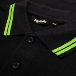 Bigdude Tipped Polo Shirt Black/Green -Bigdude 035f34cd img 8265