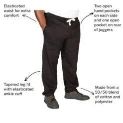 Bigdude Basic Joggers Black -Bigdude 03e39eb1 027