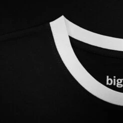 Bigdude Contrast Stripe T-Shirt Black -Bigdude 05c18845 img 8324