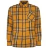 Bigdude Summer Long Sleeve Flannel Shirt Yellow -Bigdude 06d74054 bd23ls01 21 yellow 1