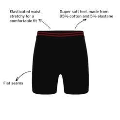 Bigdude 5 Pack Boxer Shorts Black -Bigdude 08cdca36 049
