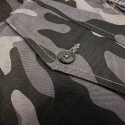 Bigdude Elasticated Waist Camo Cargo Trousers Charcoal -Bigdude 0b44f2e0 bd23tr0320grey202