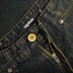 Bigdude Non-Stretch Straight Fit Jeans Dark Wash -Bigdude 0dabbf3d bd23js0820dark201