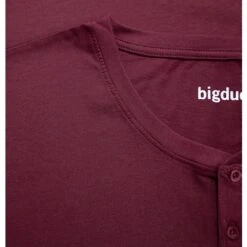 Bigdude Grandad T-Shirt Burgundy -Bigdude 0dccf10d img 7971