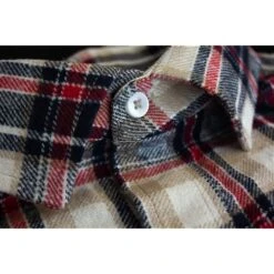 Bigdude Long Sleeve Flannel Shirt Navy -Bigdude 11137991 img 0931