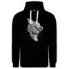 Bigdude Comic Skull Print Hoody Black -Bigdude 111e18f1 bd23h02 01 black2001