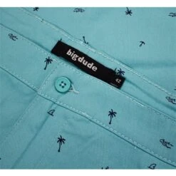 Bigdude Summer Print Chino Shorts Light Blue -Bigdude 11ab370b img 7076 2