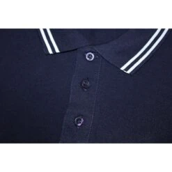 Bigdude Tipped Polo Shirt Navy -Bigdude 121eb60b bd20tp01 02 navy 1