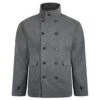 Bigdude Double Breasted Coat Grey -Bigdude 12b735f9 bd21jck10 03 front