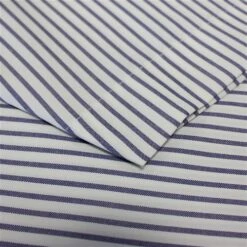 Bigdude Striped Short Sleeve Shirt Blue/White -Bigdude 16e56c1e img 8791