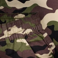 Bigdude Elasticated Waist Cargo Camo Trousers Khaki -Bigdude 17de3ff4 bd23tr0320green202