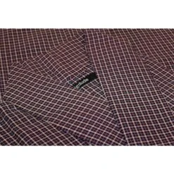 Bigdude Woven Check Dressing Gown Burgundy -Bigdude 1bc5bf2a img 9448