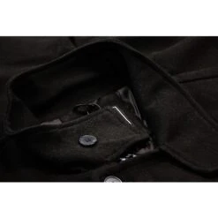 Bigdude Double Breasted Coat Black -Bigdude 1c3d2712 img 0230