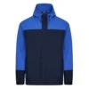 Bigdude Contrast Panel Showerproof Hooded Jacket Navy -Bigdude 1cbe8a09 bd22jck01 02 1