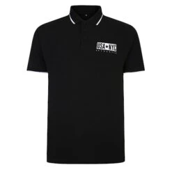 Bigdude NYC Pique Polo Black