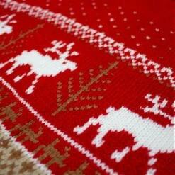 Bigdude Fair Isle Christmas Jumper Red -Bigdude 22a4a5c3 img 9458