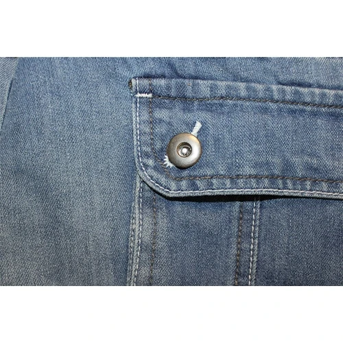 Bigdude Cargo Denim Shorts Light Wash 7 Bigdude Cargo Denim Shorts Light Wash - Image 5