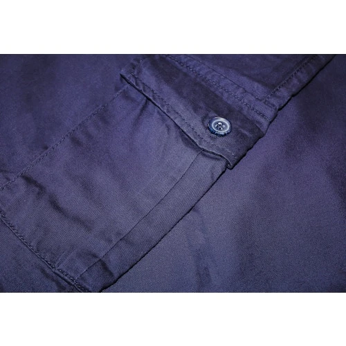 Bigdude Elasticated Waist Cargo Trousers Navy 10 Bigdude Elasticated Waist Cargo Trousers Navy - Image 8