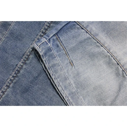 Bigdude Cargo Denim Shorts Light Wash 9 Bigdude Cargo Denim Shorts Light Wash - Image 7