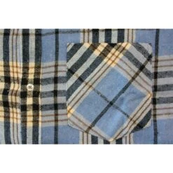 Bigdude Summer Long Sleeve Flannel Shirt Blue -Bigdude 28a92663 bd23ls01 20 1