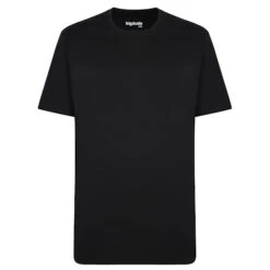 Bigdude Heavy Weight Plain T-Shirt Black