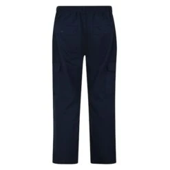 Bigdude Elasticated Waist Cargo Trousers Navy 13 Bigdude Elasticated Waist Cargo Trousers Navy -Bigdude 2fd20845 bd19tr01 3
