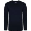 Bigdude Long Sleeve T-Shirt Navy -Bigdude 35189578 bd21lts01 02 navy 1