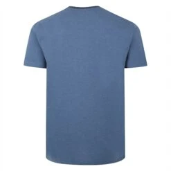 Bigdude Hounds Tooth Cut & Sew T-Shirt Denim -Bigdude 358f91a0 bd23ts29 09 2