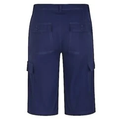 Bigdude Cropped Cargo Trousers Navy -Bigdude 37aea2cb bd23tr01 02 3 720