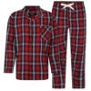 Bigdude Woven Checked Pyjama Set Navy -Bigdude 39b122df artboard201