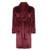 Bigdude Plain Fleece Dressing Gown Burgundy 1 Bigdude Plain Fleece Dressing Gown Burgundy -Bigdude 3b8b1bf9 dressinggownburgundy 1