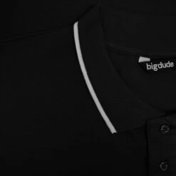 Bigdude NYC Pique Polo Black -Bigdude 3e722b54 img 8196 2