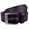 Tony Leather Belt With Contrast Stitch Black -Bigdude 3ea4cd25 img 4687 clipped rev 1