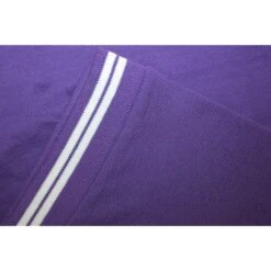 Bigdude Tipped Polo Shirt Purple -Bigdude 4378b607 bd20tp01 30 purple 2