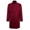Bigdude Knitted Waffle Dressing Gown Burgundy -Bigdude 44f31bb6 m30a7860