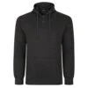 Bigdude Buttoned Pullover Hoody Charcoal -Bigdude 45ad4773 buttonhoody grey 1
