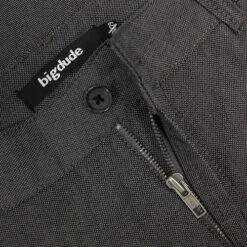 Bigdude Premium Stretch Chino Trousers Charcoal -Bigdude 45bb0e62 bd23tr06201