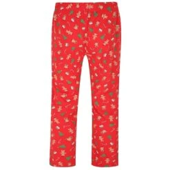 Bigdude All Over Christmas Print Pyjama Set Red -Bigdude 4807cd54 bd23pj08 01 bottom 2