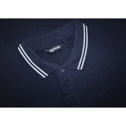 Bigdude Tipped Polo Shirt Navy -Bigdude 4a32fd3d bd20tp01 02 navy