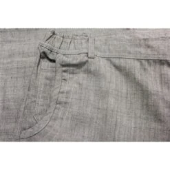 Bigdude Linen Look Elasticated Waist Chino Shorts Charcoal -Bigdude 55886fc5 20bd22sh19 07 charcoal 2