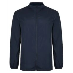 Bigdude Lightweight Contrast Panel Showerproof Jacket Navy -Bigdude 56615c27 bd20jck01 02 navy 1