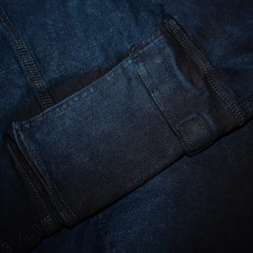 Bigdude Jersey Waistband Denim Shorts Black 10 Bigdude Jersey Waistband Denim Shorts Black - Image 8