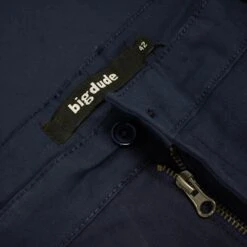 Bigdude Stretch Chino Shorts Navy -Bigdude 5741379a img 8363 2