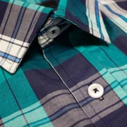 Bigdude Short Sleeve Check Shirt Green -Bigdude 57a385a0 img 8852