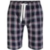 Bigdude Woven Checked Pyjama Shorts Navy/Red -Bigdude 57d6c13e bd23pj04 02 1