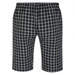 Bigdude Short Sleeve Pyjama Set Grey -Bigdude 57dd5ac5 pj20bundle20black20short20back