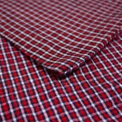 Bigdude Woven Modern Check Pyjama Shorts Red/White -Bigdude 5ab2e786 img 8147