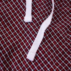 Bigdude Woven Modern Check Pyjama Shorts Red/White -Bigdude 5f9f569a img 8153