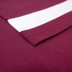 Bigdude Contrast Stripe T-Shirt Burgundy -Bigdude 61f36453 img 8319